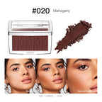 Blush Matte Natural Cheek Tint Brighten Face Waterproof Face Contouring Cosmetics Blush Powder Soft Female Makeup For Cheeks