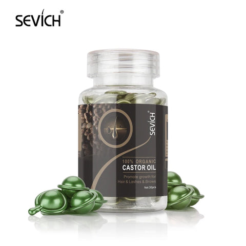 Sevich Mix Hair Vitamin Capsule 30pcs/bottle Keratin Repair Damaged Hair Complex Oil Moroccan Anti-hair Loss Products Hair Care
