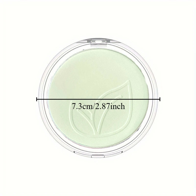Green Tea Matte Face Mist Pressed Powder: 24 Hour Oil Control Setting Foundation - Full Coverage Waterproof Makeup BLACK