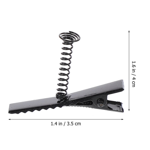 100pcs Spring Duckbill Clip Iron Hairpin Alligator Clips DIY Hair Clip Materials Hair Styling Tool Headdress Headwear Access