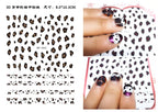 Press on Nails Tiger Symbol Nails Decals Design Fierce Wild Animal Leopard Decoration Manicure Stickers Nails Accessories Tools