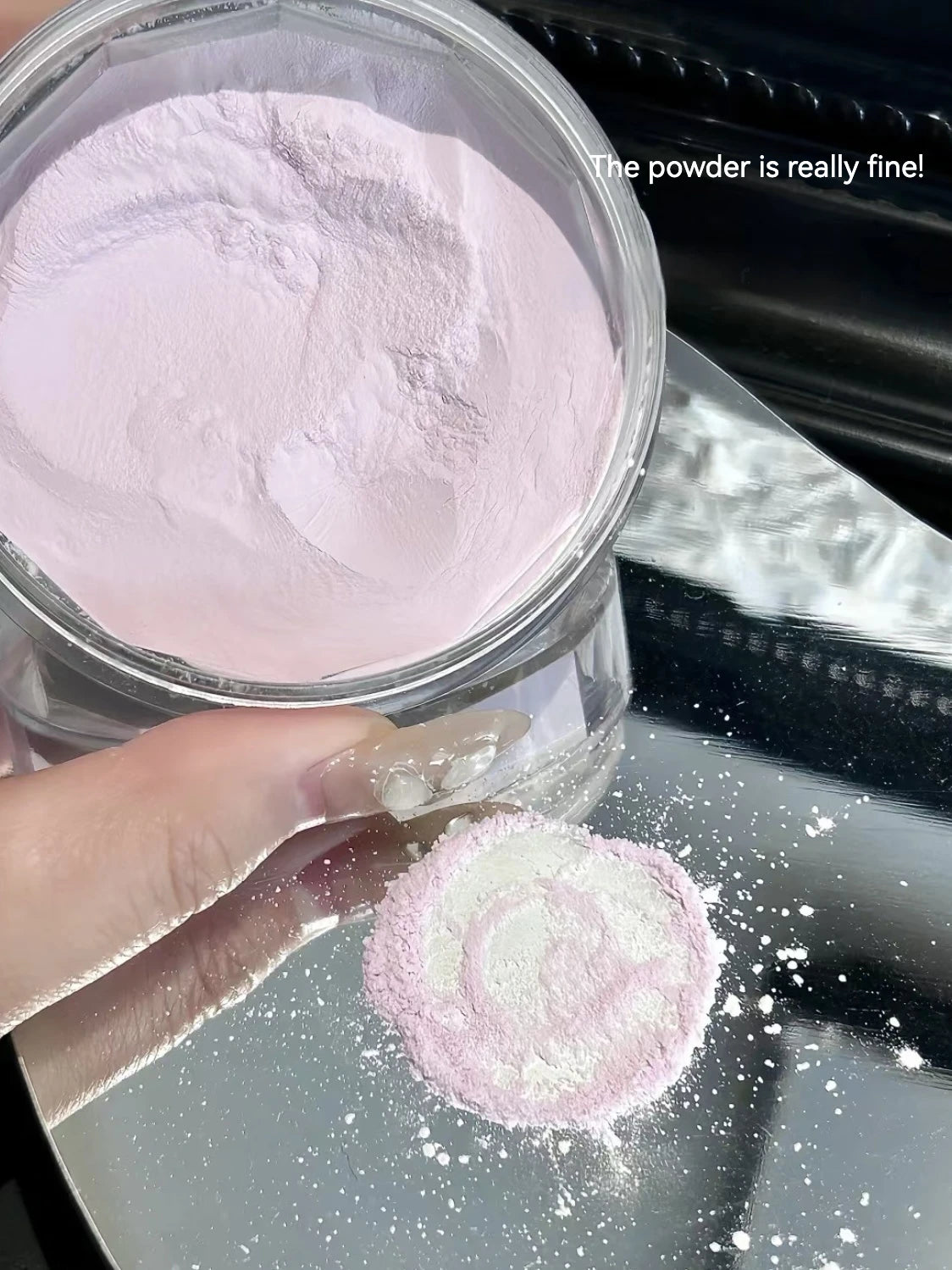 Uodo Loose Powder Makeup Oil Control Dry Skin Long-lasting Setting Foundation Glitter Flagship Genuine Goods Udo