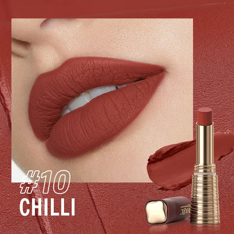 IMAGIC Lipstick Matte Long Lasting  No-stick Lipstick Waterproof Makeup Lip Stick Smudge-free Classic Highly Pigmented Lip Tint