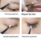 Hair Removal Tweezers Stainless Steel Eyebrow Tweezers Slant Tip Point Tip Flat Tip Rose Gold Silver Black Cosmetic Makeup Tools