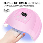 Nail Gel Kit With LED Nail Light Dryer Nail Drill Machine Poly Nail Extension Gel Varnish Kit Soak Off Polish Manicure Tools Kit
