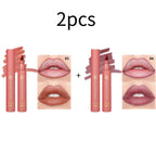 Lip Tint Pen, 6 Colors Available, Matte Water Lipstick, Non-Stick Cup, Long-Lasting, Smooth Lip Liner and Lip Stain Combo