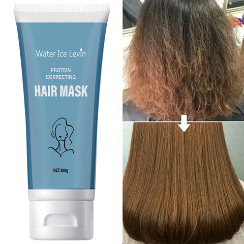 Keratin Hair Mask, Moisturizes and Moisturizes Hair, Smoothes Straight Hair, Softens Damaged and Frizzy Hair, Makes Moisturizes and Smoothes Hair, Suitable for All Hair Types