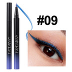 Glitter Liquid Eyeliner Pencil Waterproof Purple Pink Blue Eye Liner Pen Long Lasting Quickily Drying Eyes Makeup Cosmetics