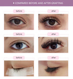 NAGARAKU 16Rows Classic Individual Eyelash Extension Lashes Matte Black Professional Soft Natural