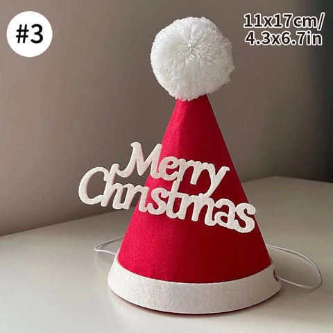 Christmas Hat Headwear INS Christmas Tree Hat 2026 New Year Party Atmosphere Photo Props Children Christmas Festival Costumes