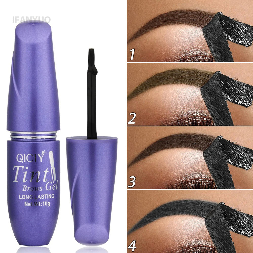 New Tattoo Peel Off Eyebrow Gel Tint Semi Permanent Brow Tint Waterproof Lasting Transfer-proof for Fuller Defined Looking Brows
