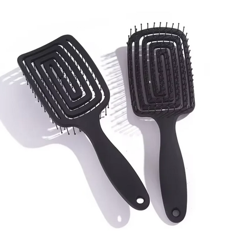 Square Hollow Hair Scalp Massage Comb Hair Brushes Antistatic Wet Dry Curly Detangler Hairbrush Nylon Special for Real Hair Wigs