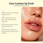 HOYGI Turmeric Lip Scrub Exfoliator Moisturizing Repair Lips Mask Softening Remove Dead Skin Coconut Oil Dry Lip Care Scrub Balm