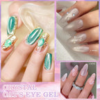 Magnetic Cat Eye Gel Nail Polish Set Red Pink UV Soak Off Gel Varnish Crystal 15ml Cat Eye Gel Lacquer Art Nails With Display