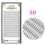 Abonnie 3D/4D/5D/6D Premade Volume Fans Fluffy Lashes Long Stem Russian Volume Eyelashes Extension All Size Fans