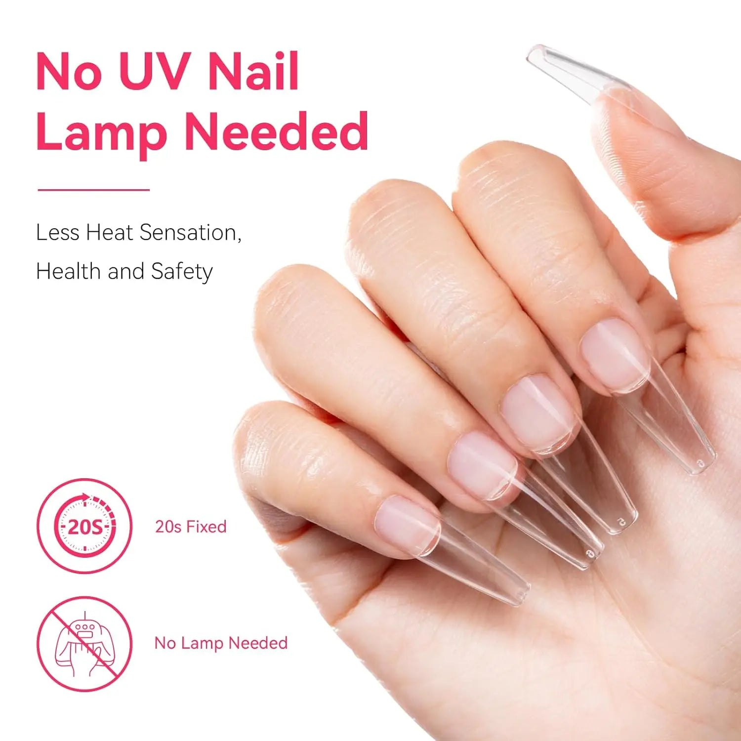 Makartt Solid Nail Glue for Press on Nails, Nail Glue Remover for UV Nail Glue, Non acetone Gentle Glue Off for False Nails Glue