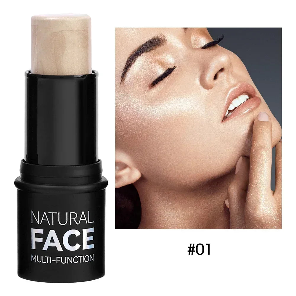 Waterproof Double-end Contouring Bronzer Stick Lasting Natural Matte Concealer Highlighter Pencil Corrector Skin Tone Pen Makeup