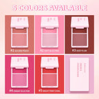 Creme & Powder Blush Duo Long Wearing Matte & Dewy Finish High Pigment Pink Candy Peach Blush Palette Vibrant Orange Red Blush
