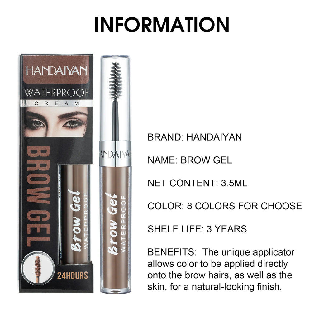 Eyebrows Gel Pen Eyebrow Cream Long Lasting Waterproof Tattoo Liquid Black Eye Brow Makeup Pencil