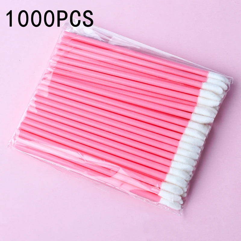 Lanjinglin Wholesale 50-1000pcs Lip Brushes Cosmetic Lip Brush Lipstick Lip Glossy Wands Cleaner Applicator Makeup Brush Tool