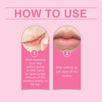 HOYGI Sleep Lip Mask Deep Hydration Lasting Moisturizing Exfoliation Night Lips Care Maintenance Fades Lip Lines Anti Cracked