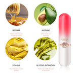 OMGA Color-Changing Lip Balm Jelly Lipstick Moisturizing Waterproof Hydrating Temperature-Sensitive Peach Flavor,Smooth Lips