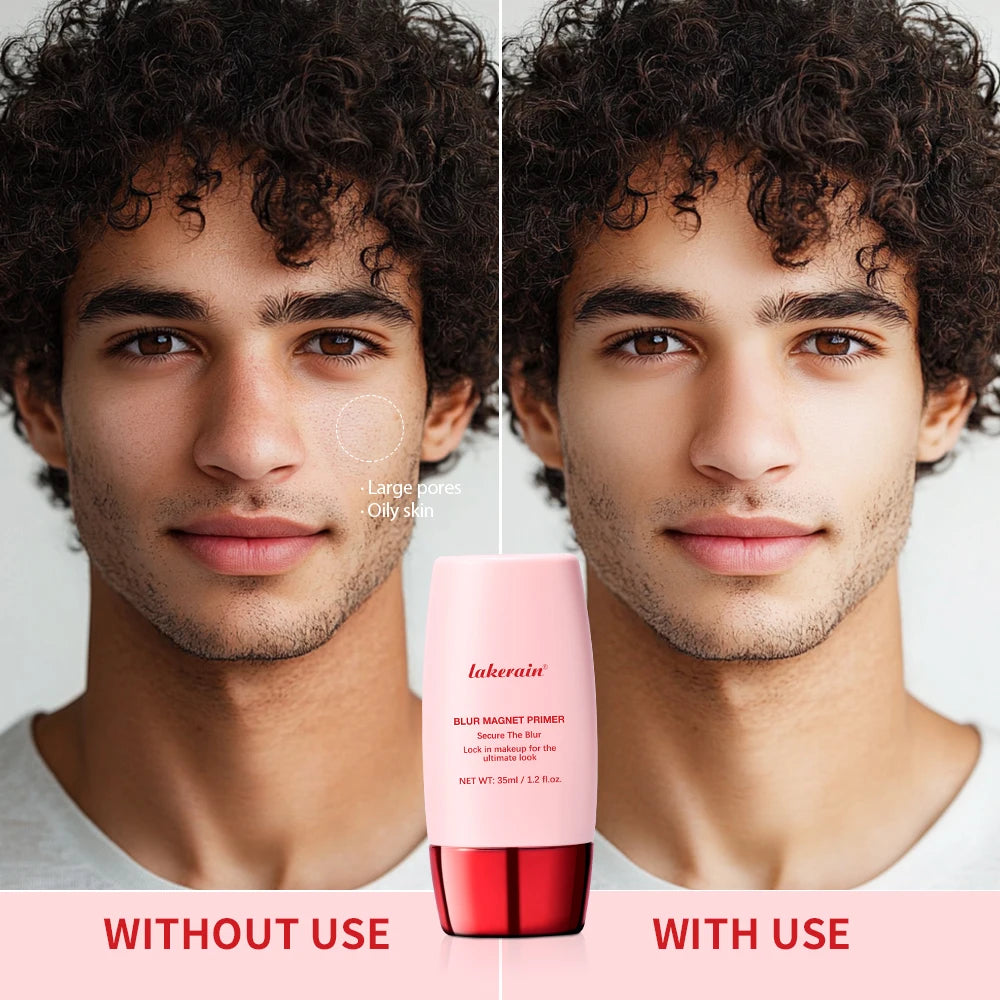 Lakerain Blur Magnet Primer Matte Finish Moisturizing Under Makeup Firming Skin Base Smooth Application Light Texture Primer