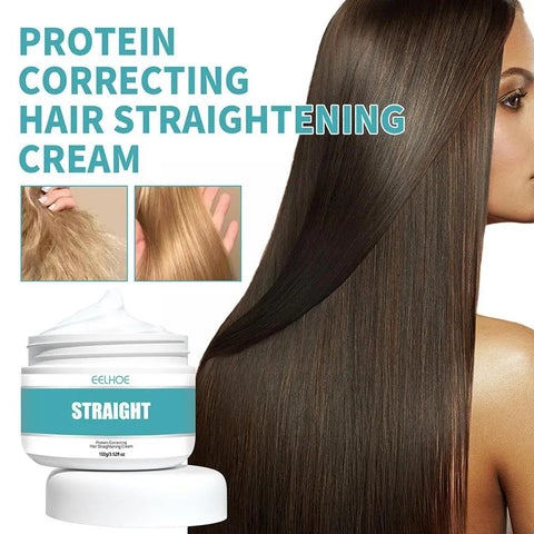 TRSTAY Protein Correcting Hair Straightening Cream Improves Dryness Rashness Britteness Hair Care Product for All Hair Textures