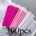 300pcs Lip Brush Eyelash Wands Applicators Disposable Lip Brush Lipstick Brush Lip Gloss Applicator Wands Makeup Beauty Tool