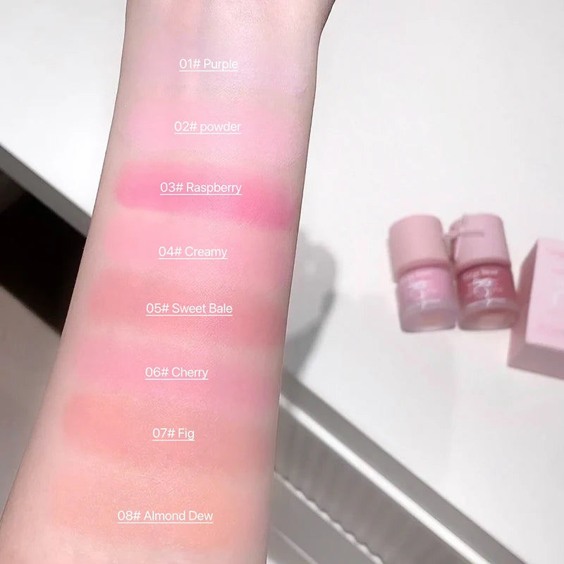 Gege Bear Light Blush Liquid Moisturizing Mirror Vitality Moisturizing Whitening Brightening Natural Rouge