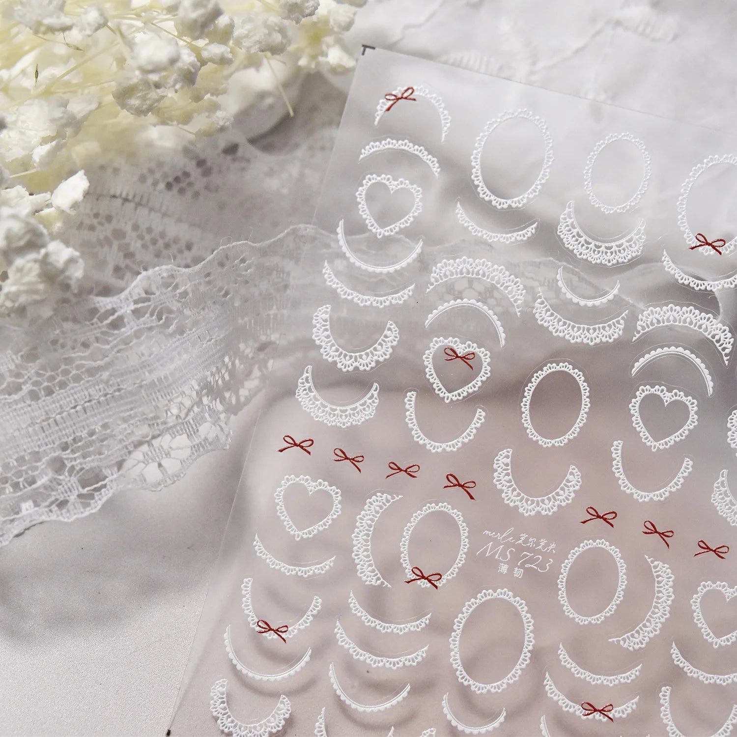 1PCS White French Manicure Strip Nails Sticker Stencil Guide French Nail Art Decals Form Fringe DIY Line Tips Decoration Tools