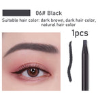 1pcs Long-lasting Waterproof Eyebrow Pencil Off with Brush Microblading Permanent Makeup Tools Pull Cord Peel-off Brow Pencil