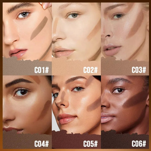 1PC Cover Dark Circles and Acne Marks, Concealer Stick, Body Shadow, Nose Shadow, Contour Stick To Create Flawless Makeup