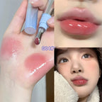 Metal Head Ice Diamond Essence Lip Tint Mirror Water Light Glass Lip Gloss Reduce Lip Wrinkles Moisturizer Lips Pluming Care