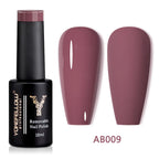 YOKEFELLOW 10ml Jelly Nude Gel Nail Polish High Quality Translucent Pink Nail Gel Varnish Soak Off UV Gel Polish Long Lasting