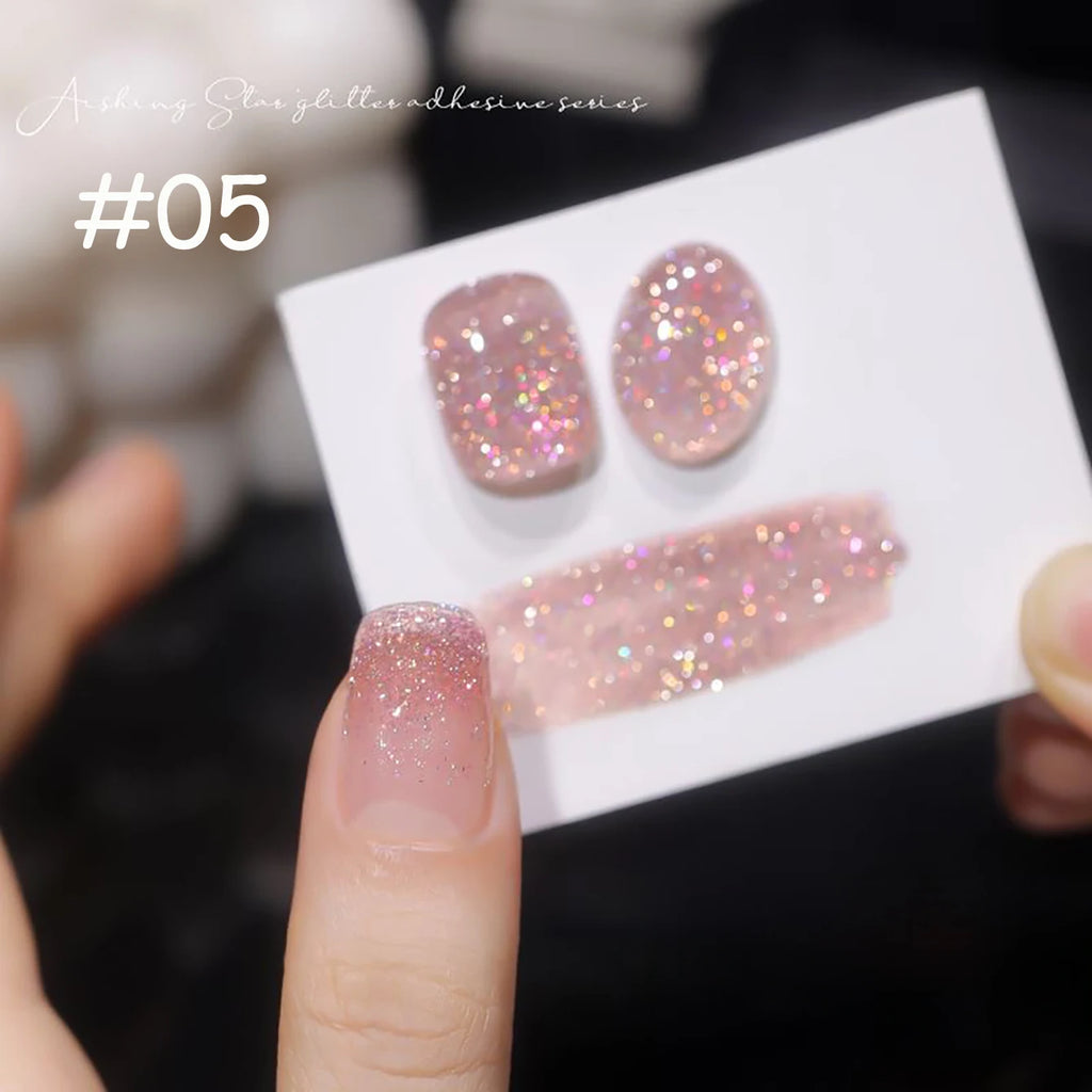 1-12pcs WS Carnival Party Broken Diamonds Nail Gel Polish Summer New Super Flash Quick Dry Long Lasting Nail Art Nail Supplies