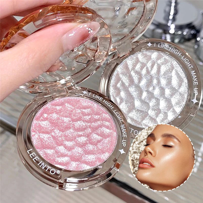 Crystal Bright Light high Gloss Powder Pearl Fine Flash Flash brightening makeup not fly Powder for young girls blush