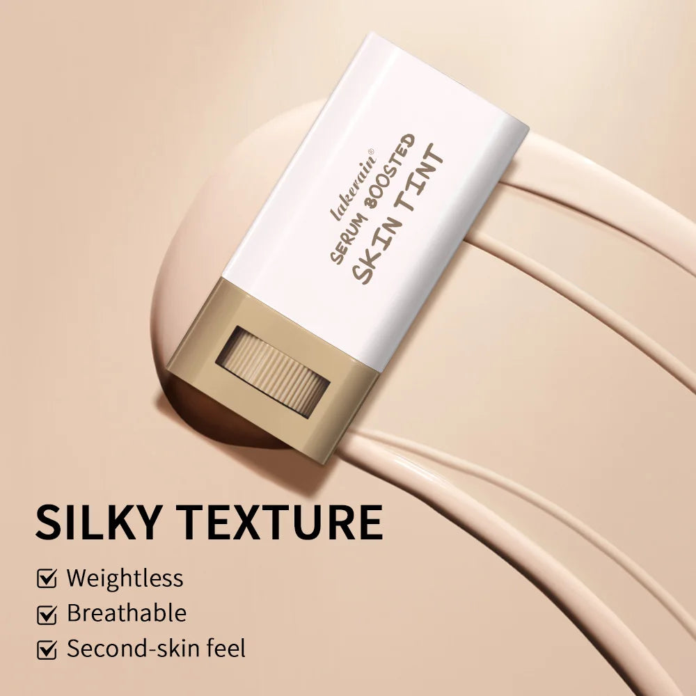 Eraser Foundation Stick Stick Serum Boosted Skin Tint Foundation Stick Smooth Plumper Hight Coverage Travel Flawless Foundation