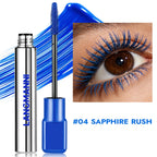 8 Colors Green Mascara Thick Curling Waterproof Natural Eyelashes Long Lasting Blue White Pink Black Eye Makeup Korean Cosmetics
