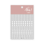 1PCS Laser Love Letter Nail Sticker Nail Art Decoration Flower Star supplies Decals Press On Nails Stickers Parts