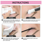 Eyelash Cleanser Gentle and non-irritating formula Deep Clean Cleanser For Makeup Tools Mascara Remover Salon Home Use Rich foam