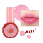 Fruit Juice Red Lip Tint Mirror Water Light Liquid Blush Moisturizing Sexy Lip Gloss Cheek Makeup Long Lasting Color Cosmetic