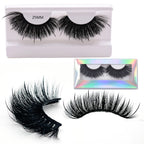 New Spike Real Mink Lashes High Quality 16mm 18mm 20mm 25mm Volume Fluffy Wispy Strip Lashes Suppliers Wholesale Mink Eyelashes