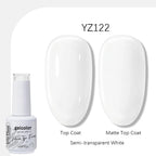 Arte Clavo Solid Color Gel Nail Polish 15ml Soak Off UV LED Gel Semi-Permanent Glitter Polish For Manicure Nail Art Salon Gel