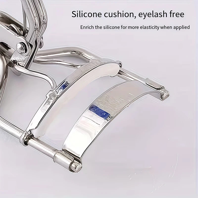 One portable wide-angle eyelash curler for women and girls, a makeup tool for the face and eyes.