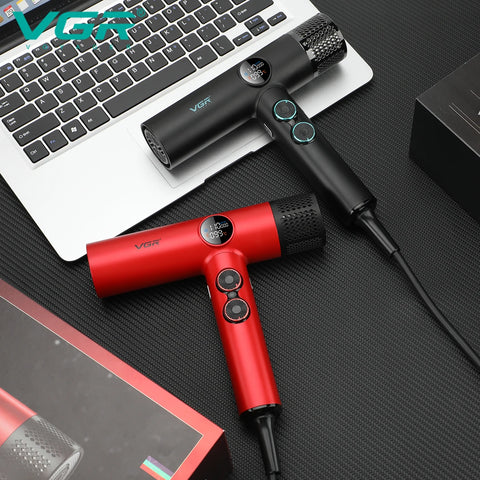 VGR Hair Dryers Professional Air Blower Negative Ion Hair Dryer 110000 RPM Hair Dryer Machine BLDC Motor Barber Salon V-401