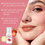 EELHOE Strawberry Moisturizing Lip Mask Lip Exfoliator Deep Nourishment Repair Lip Plumping Gloss Overnight Sleeping Lip Mask