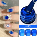 BORN PRETTY 10ml Translucent Jelly Nude Gel Nail Polish Colorful  Varnish Semi Permanent UV LED Nail Art  Manicure Gel