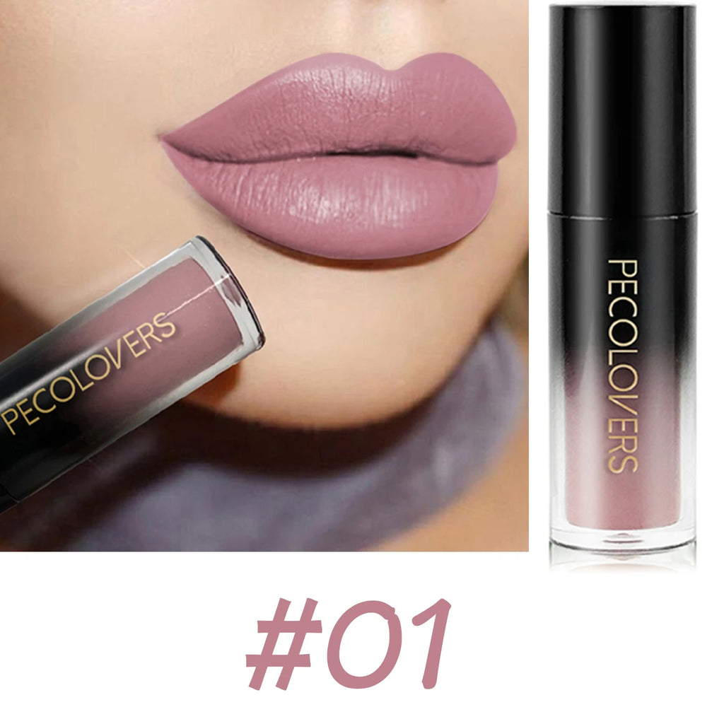 Best Lip Makeup 14 Color Sexy Matte Long Lasting Lipgloss Liquid Lipstick Lip Cream
