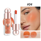 Multifunctional Liquid Blush with Smooth Texture Long Lasting Pigmentation Hydrating Formula and High Light Effect for Makeup